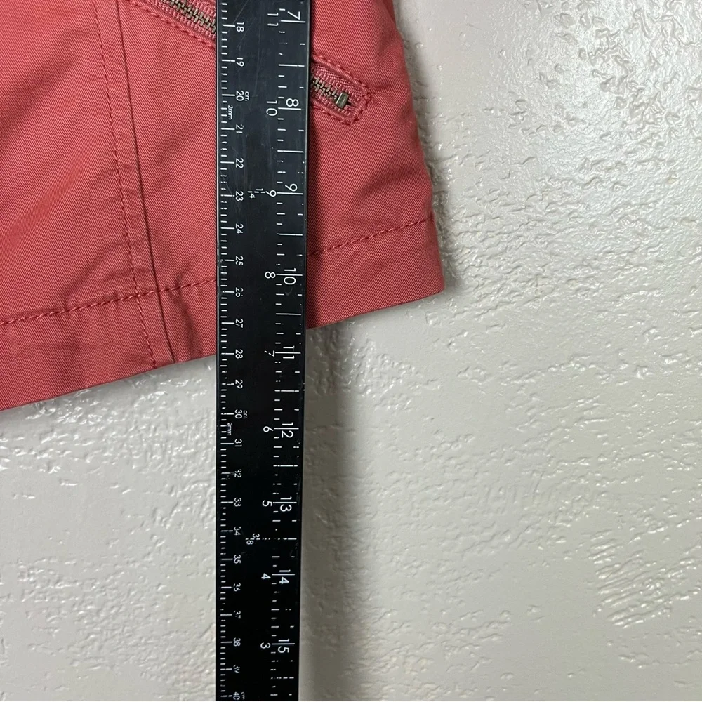 Ann Taylor Loft Moto Jacket - Rust‎ long sleeve full zip size M
